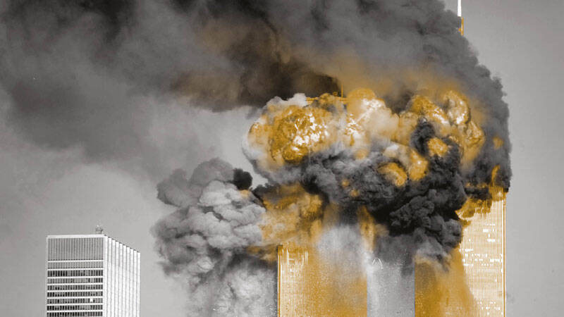2001 - The 9/11 attacks by Al Qaeda  