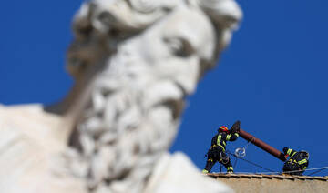 Vatican chimney installed ahead of papal conclave