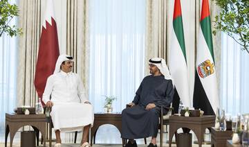 UAE president, Qatar emir review regional developments in Abu Dhabi