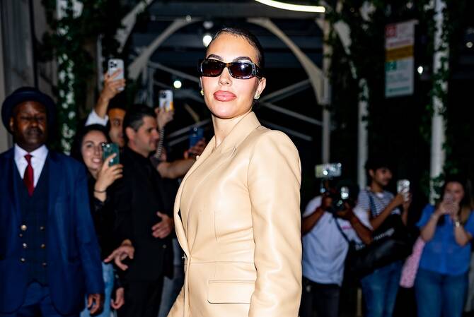 Georgina Rodriguez jets to New York for Charlotte Tilbury launch