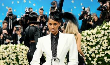 Imaan Hammam suits up for 2025 Met Gala