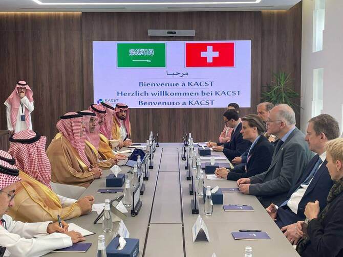Swiss state secretary explores cooperation on ‘science mission’ to Saudi Arabia