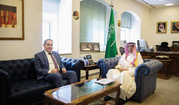 Saudi deputy minister receives Russia, Ukraine envoys