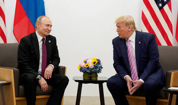 US President Donald Trump said his call with Russia’s President Vladimir Putin on Monday went very well. (File/AFP)