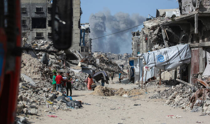 Gaza civil defense says 91 killed in Israeli strikes Monday